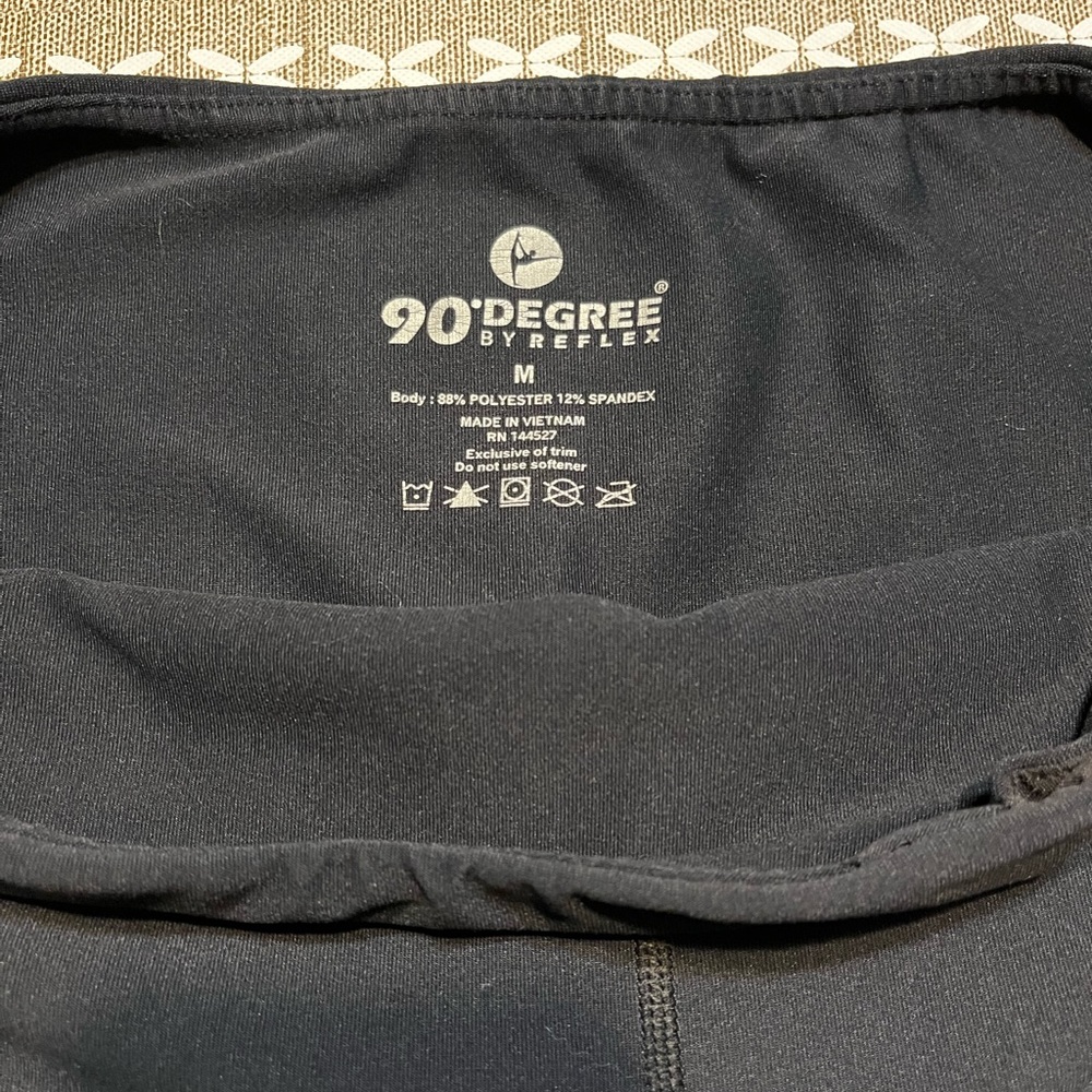 90 Degree Yoga pants, size medium, black